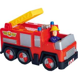 Simba Fireman Sam Jupiter with Sam Figure, Toy Vehicle (red/yellow)