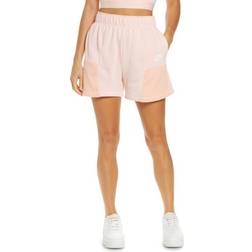 Nike Women's Air Fleece Shorts - Atmosphere/Arctic Orange/White