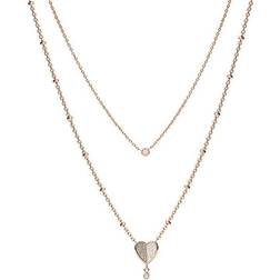 Fossil Collier Flutter Hearts JF03648791 Or