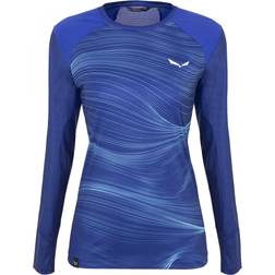 Salewa Camiseta interior Seceda Dry Manga Larga - Blue