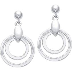 s.Oliver Amor Örhängen 925 Sterling Silver Damörhängen - Silver