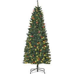 Homcom Artificial Green Berry Christmas Tree