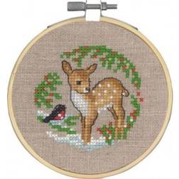 Permin Broderikit Bambi Ø10cm