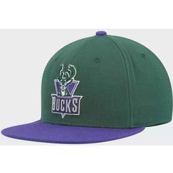 Mitchell & Ness Milwaukee Bucks Hardwood Classics Team Two-Tone 2.0 Snapback Cap Sr