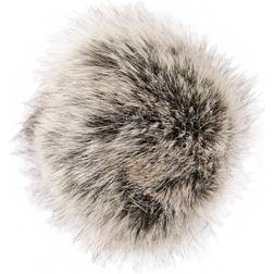 Rico Pompon Kvast Akryl Mix Sort/Natur 10 cm