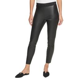 DKNY Faux-Leather Leggings