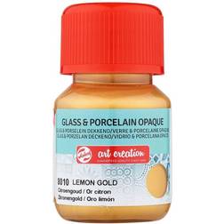 Glass & Porcelain Color Opaque 30ml Lemon Gold