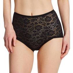 Rago Women Rago Lacette V Leg Brief Panty (Black 2X/34)