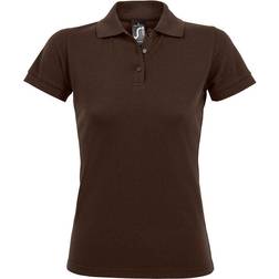 Sol's Women's Prime Pique Polo Shirt - Chocolate