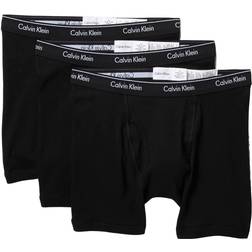 Calvin Klein Cotton Boxer Briefs 3-Pack - Black