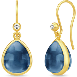 Julie Sandlau Paloma Boucles d'oreilles ct. Argent HKS631GDSACRCZ Femme 925 sterling silver