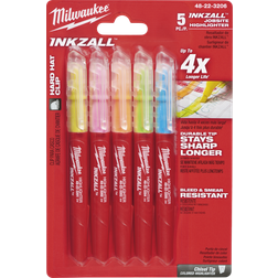 Milwaukee Inkzall Leuchtmarker 5 Stk