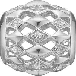 Kranz & Ziegler Rundt charm med zirkonia fra Story by Kranz & Ziegler