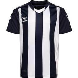 Hummel Match Shirt Core Striped Kids - Navy/White