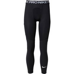 Nike Boy's Pro Dri-FIT Tights - Black/White (DM8530-010)