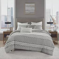 Ink+ivy Jacquard Duvet Cover Gray (233.68x223.52)