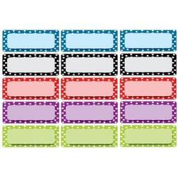 Ashley Magnetic Labels, Assorted Color Dots Quill