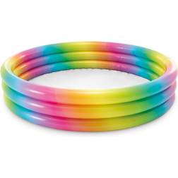 Intex Rainbow Ombre 66 in. Round 15 in. D Kiddie Pool