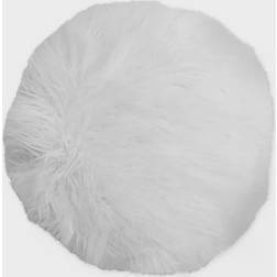 Thro Kari Faux Mongolian Fur Complete Decoration Pillows White (40.64x40.64cm)