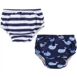 Hudson Baby 2-Pack Whales Swim Diapers