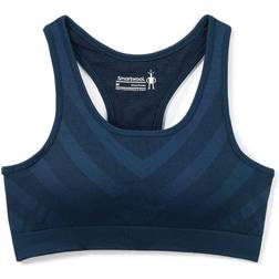 Smartwool Merino Sport Seamless Racerback-BH - Blau