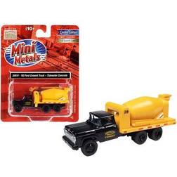 30614 1-87 HO Scale Model for 1960 Ford Cement Mixer Truck Tidewater Concrete, Black & Yellow