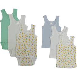 Bambini Boy's Printed Tank Top 6- pack