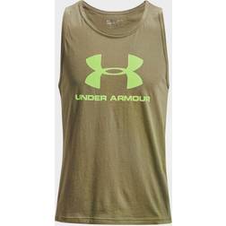 Under Armour Sportstyle Logo Tank - Steel Light Heather
