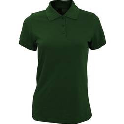 Sol's Women's Prime Pique Polo Shirt - Bottle Green