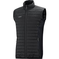 JAKO Men's quilted vest premium other jacket. mens, 7005, black