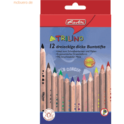 Herlitz Trilino Buntstifte 12er Set