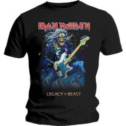Iron Maiden Iron Maiden Eddie on Bass T-shirt - Black