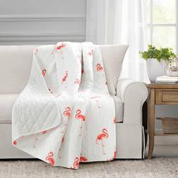 Lush Decor Kelly Flamingo Filt Orange (152.4x127cm)