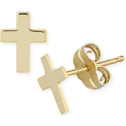 Macy's Cross Stud Earrings - Gold