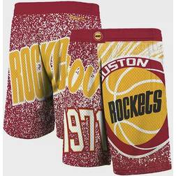 Mitchell & Ness Houston Rockets Hardwood Classics Jumbotron Sublimated Shorts Sr