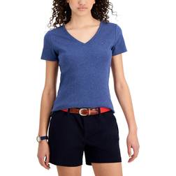 Tommy Hilfiger V-Neck T-shirt - Indigo Heather