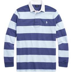 Polo Ralph Lauren Long Sleeve Rugby T-shirt - Navy/light blue