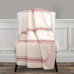 Lush Decor Farmhouse Blankets Red (152.4x127cm)