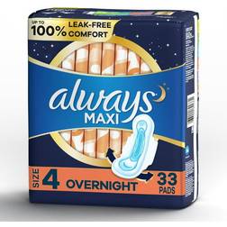 Always Maxi Overnight Size 4 33-pack