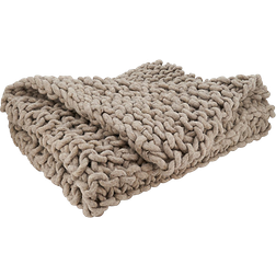Saro Lifestyle Chunky Blankets Gray (152.4x127cm)