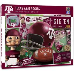 YouTheFan Texas A&M Aggies 500-Piece Retro Series Puzzle