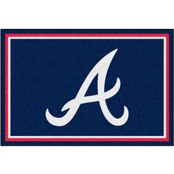 Fanmats Atlanta Braves Navy Plush Area Rug