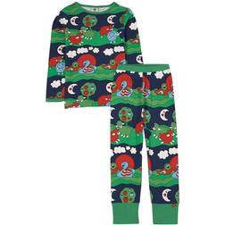 Småfolk Nightwear Sheep Ducks - Medieval Blue (23-2711-2)