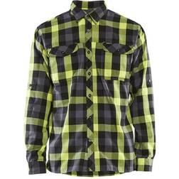 Blåkläder Flannel Shirt - Black/Yellow