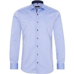 Eterna SLIM FIT Chemise bleu uni