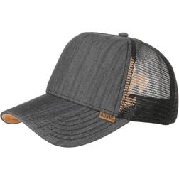 Djinns Linen Snapback Mesh Cap - Grigio