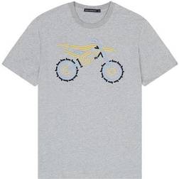 French Connection Embroidered Dirt Bike T-Shirt