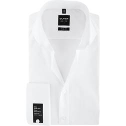 Olymp Chemise Level Five ML7 Manchette - Blanc