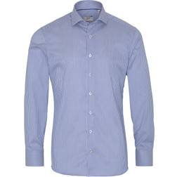 Eterna Slim Fit Hemd - Blau/Weiß