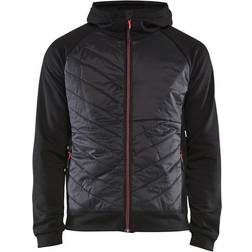 Blåkläder Hybrid Sweater Service Plus - Schwarz/Rot